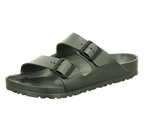 Birkenstock Schuhe Arizona EVA Normal Metallic Anthracite (1001497) 43 Grau