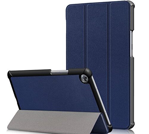 Funda Huawei MediaPad M5 8.4 Case, Smart Cover Protectora de Cuero con Función de Soporte para Huawei MediaPad M5 8.4 Pulgadas Tableta con Auto Sueño & Estela Función, Índigo