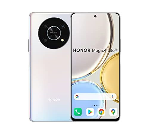 HONOR Magic4 Lite 5G Smartphone de 6+128 GB con Cámara de 48 MP, Teléfono Gran Pantalla de 6,81" + 120Hz, Snapdragon 695, Supercharge de 66 W y Batería de 4800 mAh (Versión ES + 3 Años de garantía)