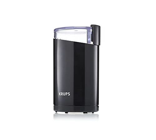 Krups F2034238 Fast Touch Molinillo de café y especias, 200 W, Plástico, Negro