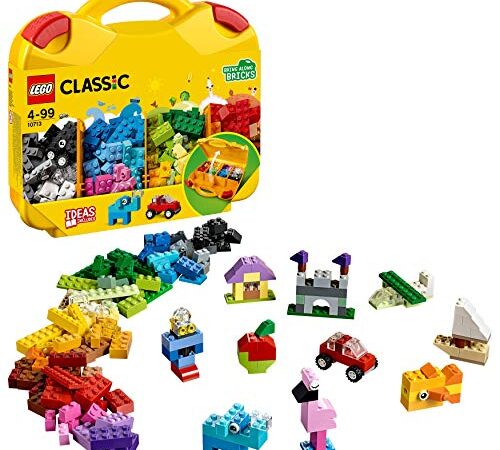 LEGO 10713 Classic Maletín Creativo, Almacenamiento de Ladrillos de Colores para Niños, Juego de Construcción, Idea de Regalo Original