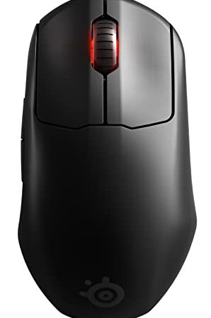 SteelSeries Prime Wireless - Ratón de Gaming Inalámbrico Esports Performance - Batería de 100 horas - Sensor óptico TrueMove Air de 18 000 CPI - Interruptores óptico magnéticos