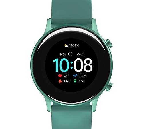 UMIDIGI Urun S Smartwatch Mujer Hombre Reloj Inteligente con Monitoreo de Oxígeno en Sangre y Frecuencia Cardíaca, Seguimiento del Sueño, Reloj de Carrera Impermeable con 17 Modos Deportivos