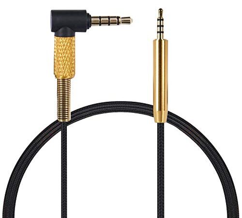 Yizhet Cable de Audio Compatible con Bose QuietComfort 25 35 II QC35 QC25 OE2 OE2i SoundTrue SoundLink Bose 700 Jack 3,5mm a 2,5mm Cable Aux Cascos para Bose con Micrófono & Remotetalk (1,5M)