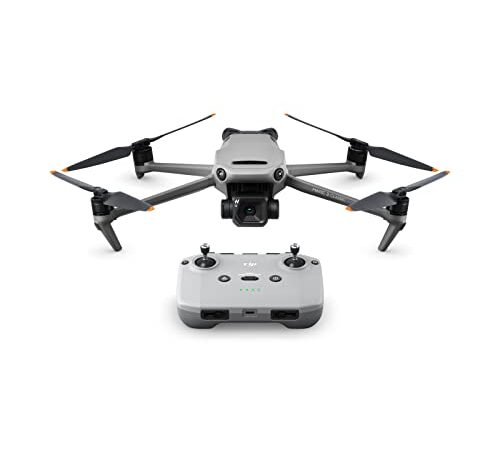 DJI Mavic 3 Classic – Dron con cámara Hasselblad con CMOS 4/3 para profesionales, vídeo 5.1K HD, tiempo de vuelo de 46 min, detección de obstáculos omnidireccional, alcance de transmisión de 15 km