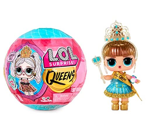 L.O.L. Surprise! OMG Queens - Surtido Aleatorio - Muñeca Real con 9 sorpresas por Descubrir - Incluye Ropa, Accesorios, Pelo Que Cambia de Color y más - para coleccionar - Edad: 4+ años