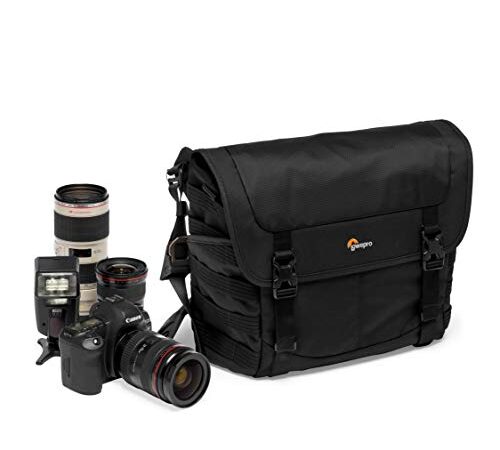 Lowepro ProTactic MG 160 AW II Messenger para Sin Espejo y DSLR - Divisor Quickshelf - Equipos y Equipo personal - Sin Espejo como Sony Apha9 - LP37266-PWW