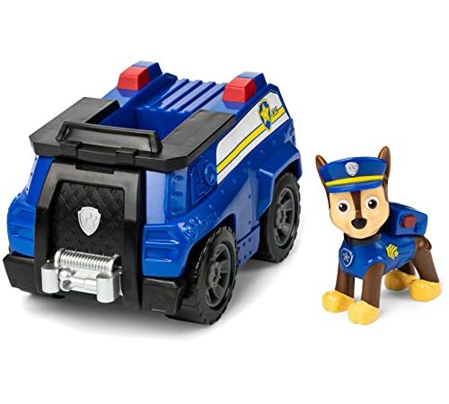 Patrulla Canina - Coche POLICÍA + Figura Chase - Coche de 15 cm con 1 Figura Chase Patrulla Canina - 6061799 - Juguetes Niños 3 Años +