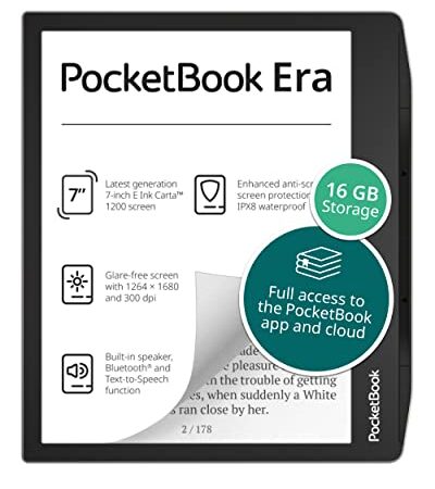 PocketBook 700 Era Silver e-Book Reader Touchscreen 16 GB Black Silver