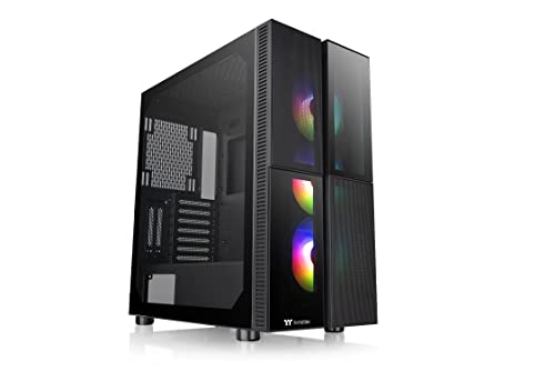 Thermaltake Versa T26 ARGB | Mid-Tower-ATX-PC-Chassis | PC-Case | 4mm Tempered-Glass | Black