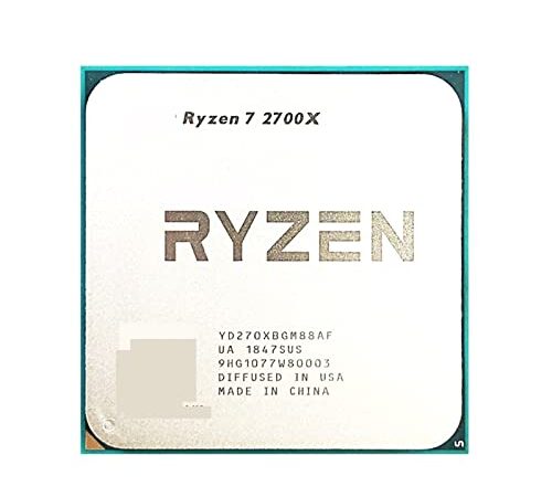 computadora Ryzen 7 2700X R7 2700X 3.7 GHz Ocho núcleos Dieciséis Hilos 16M 105W CPU Procesador Socket AM4 Accesorios