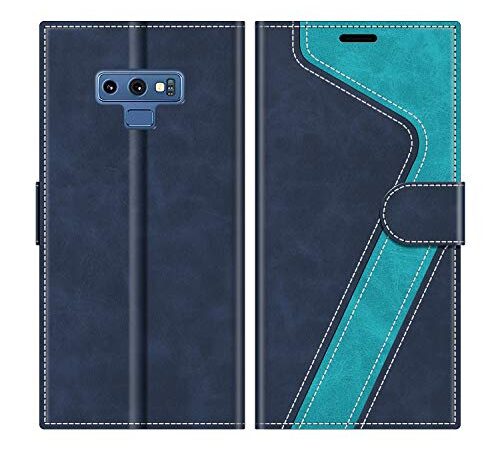 MOBESV Funda para Samsung Galaxy Note 9, Funda Libro Samsung Note 9, Funda Móvil Samsung Galaxy Note 9 Magnético Carcasa para Samsung Galaxy Note 9 Funda con Tapa, Azul